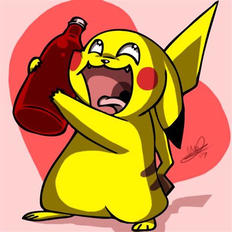 Pikachu Loves Ketchup By Lanmana On Deviantart Pikachu Cute Pikachu Pokemon