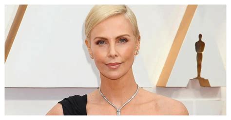 In A Pearl Top With No Bra The Provocative Image Of Charlize Theron