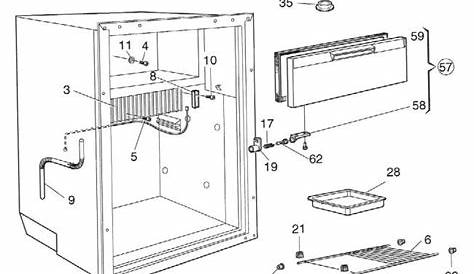Caravanning Guide - Dometic 3-Way Fridge Parts Diagrams | Caravan Parts