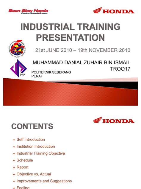 Mohd hazwan hafiz pengenalan latihan industri dan 1.1. contoh slide latihan industri