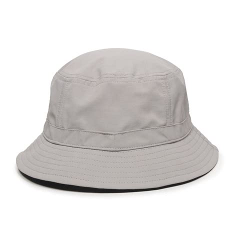 Signatures Men S Flat Stitch Logo Outdoor Sun Protection Golf Bucket Hat Grey Walmart