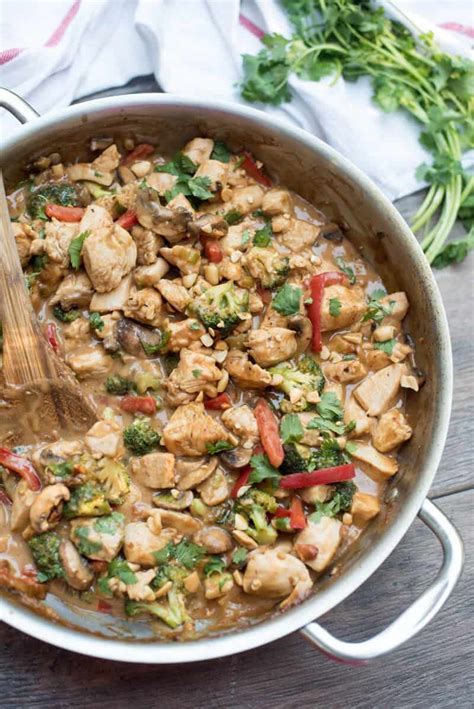 ⅓ cups low sodium soy sauce. Easy Peanut Chicken Stir Fry - Valerie's Kitchen