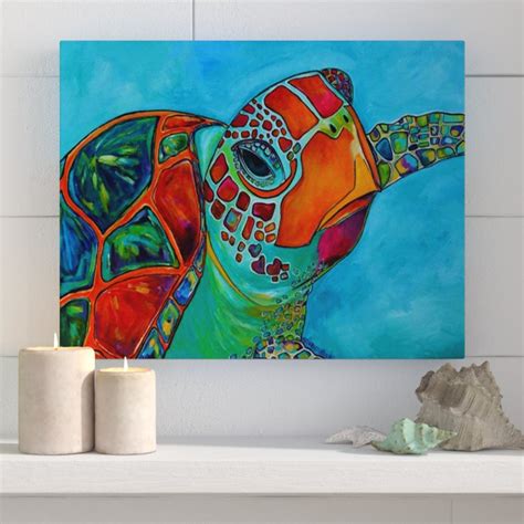Sea Turtle Painting Canvas At Explore Collection