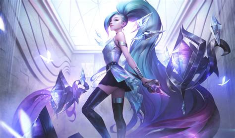 Kda All Out Seraphine New Champion Wallpaper Full Hd Artist Riot Games League Of Legends