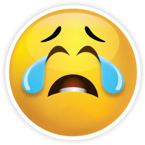 Download High Quality Crying Emoji Clipart Frown Transparent Png Images