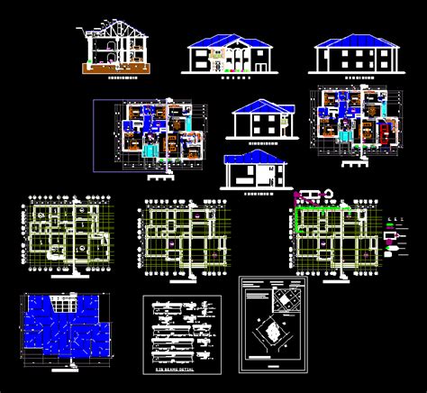 Houses Dwg Section For Autocad Designs Cad