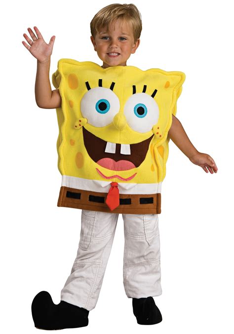 How to make a spongebob costume from a cardboard box. Deluxe Child SpongeBob Costume