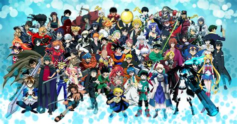 Assorted Anime Characters Poster Hd Wallpaper Wallpaper Flare