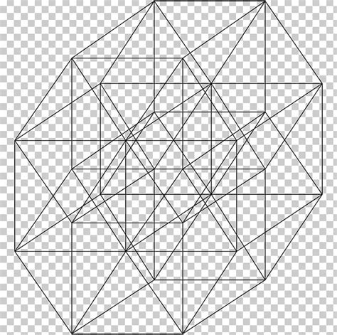 5 Cube Five Dimensional Space Hypercube Tesseract Png Clipart 2 D 5