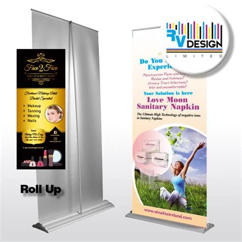Roll Up Banner Printing Signs Video Web Design Graphic Design