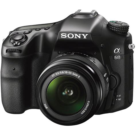Sony A68 Alpha Dslr Camera With 18 55mm Lens Bandh Photo Video
