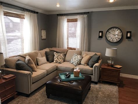 Beige And Grey Living Room