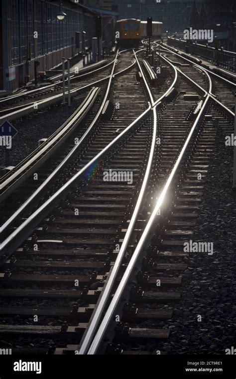 Germany Berlin Rail Tracks Of Elevated Railway Stock Photo Alamy