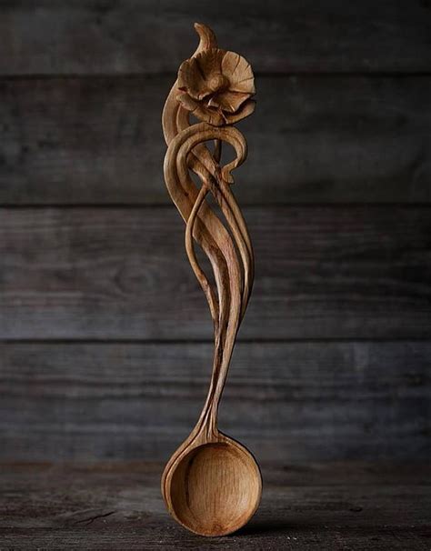 Giles Newman Hand Carved Wooden Spoons Noveltystreet