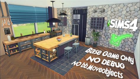Sims 4 Base Game Rooms Ideas No Moveobjects No Debug No Cc Youtube