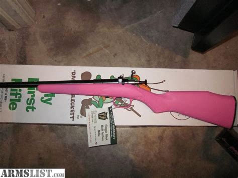 Cricket My First Rifle Pink 22lr W Carrying Case
