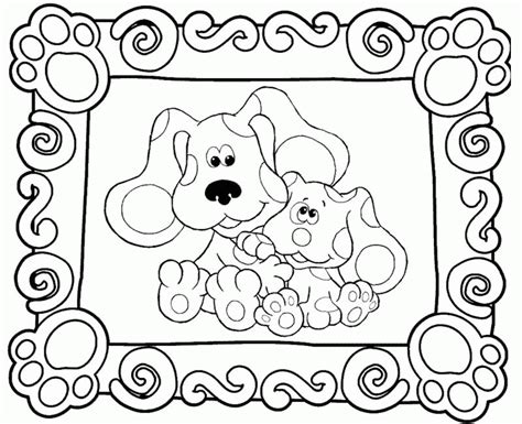 Blue S Clues Coloring Pages Books FREE And Printable