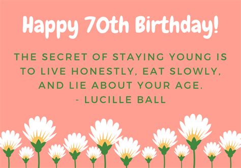 What To Write In A 70th Birthday Card 40 Original