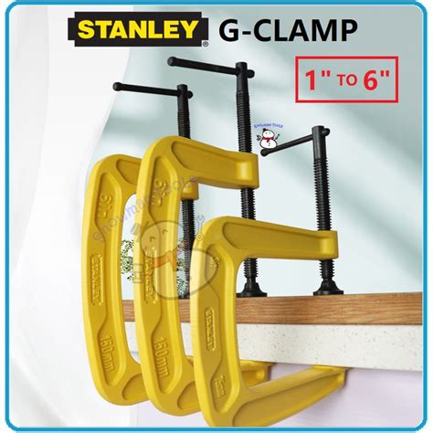 Stanley G Clamp C Clamp 1 2 3 4 6 Maxsteel Wood Clamp Vice Vise