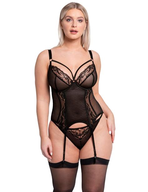 scantilly by curvy kate fascinate plunge basque belle lingerie scantilly by curvy kate