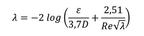 Colebrook White A General Equation For Calculate Friction Factor Of An
