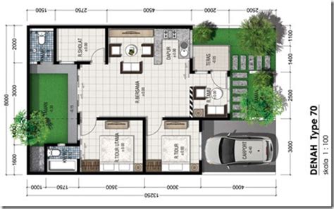 Desain rumah minimalis 1 lantai. Desain rumah minimalis type 70 | properti di dunia