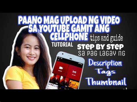 Paano Mag Upload Ng Video Sa Youtube Gamit Ang Cellphone Tips And