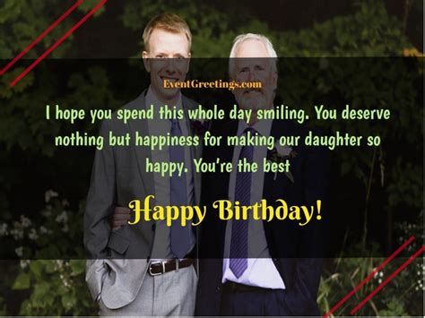 Your birthday marks the important day that you started being a great blessing to the world. Birthday Wishes For Son In Law - Perfect Gesture to Show Love