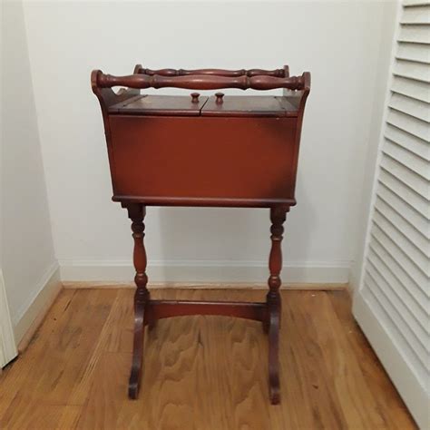Priscilla Sewing Stand Sewing Box Vintage 1920s Wood Etsy