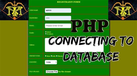 Php Database Configuration Settingshow To Connect Mysql Database With