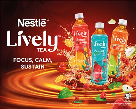Nestlé LIVELY Tea new refreshing variants Dear Nestlé