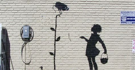 Banksy Flower Girl Allasta A Los Angeles Vale Tra I 150000 E 300