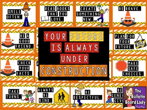 Construction Display Board Ideas For This Bulletin Board Display — Paintings Collage And