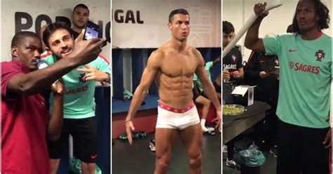 Cristiano Ronaldo Poses Almost Naked In Astonishing Mannequin Challenge