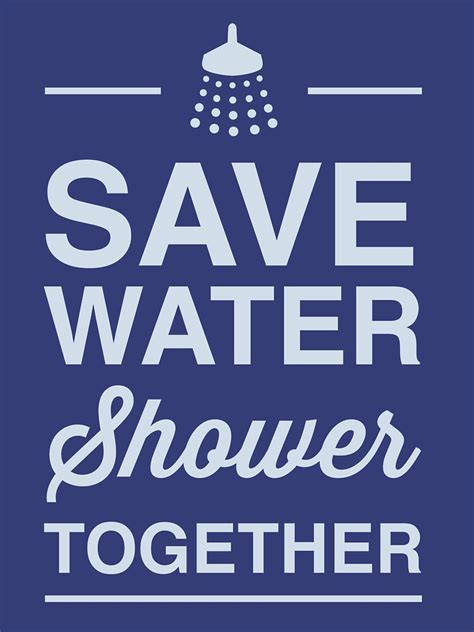 Save Water Shower Together Unisex T Shirt By Artack Redbubble