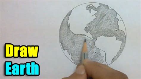 How To Draw Earth Youtube