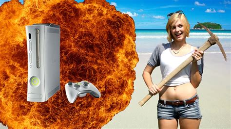 Girl Completely Destroys Xbox 360 Youtube