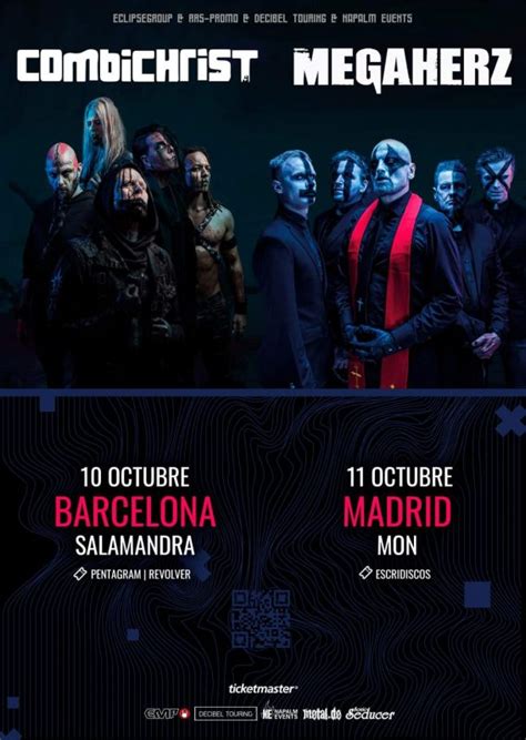 Combichrist Megaherz Barcelona Y Madrid Rrs Promo