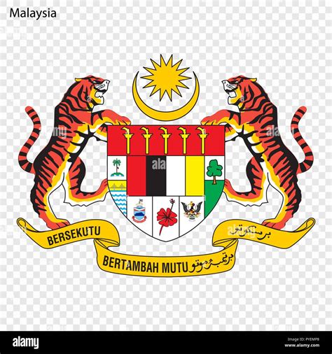 Symbol Of Malaysia National Emblem Stock Vector Image And Art Alamy
