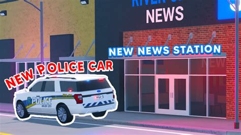 New Police Car News Station And More Roblox Erlc Youtube
