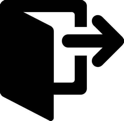 Logout Svg Png Icon Free Download (#72532) - OnlineWebFonts.COM