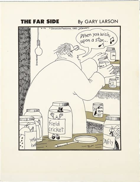 The Far Side Daily Comic Strip Original Artdated 2 12 83 Chronicle