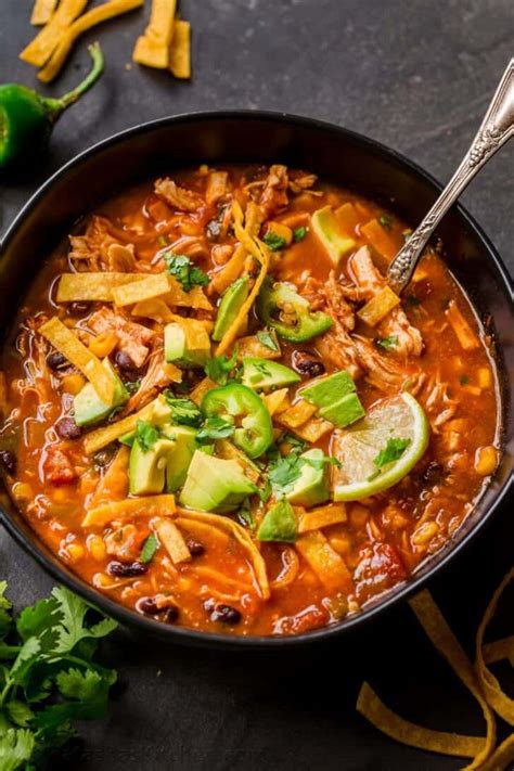 Our applebee's recipe for their chicken tortilla soup tastes just like the real thing. Chicken Tortilla Soup Recipe - NatashasKitchen.com