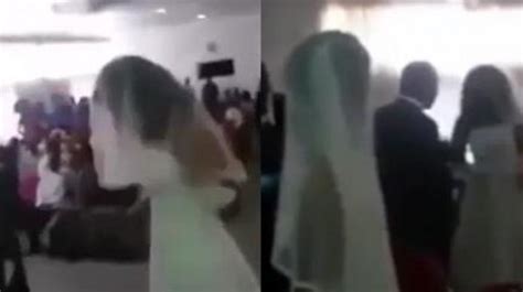 Grooms Ex Lover Crashes Wedding In Bridal Gown