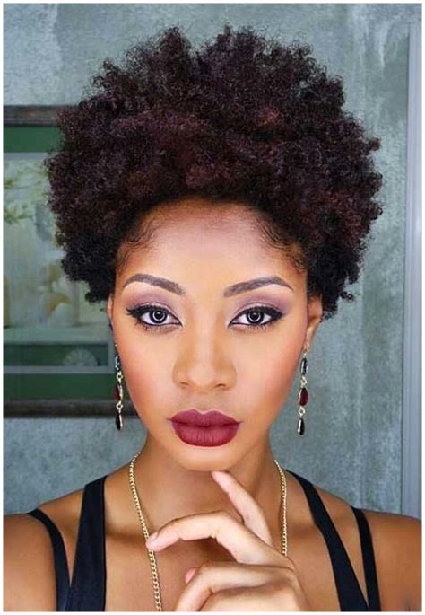 15 Best Short Natural Hairstyles For Black Women Wedge Hairstyles
