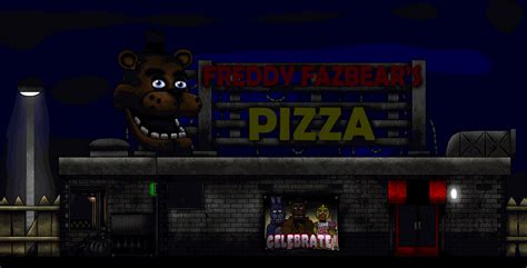 Freddy Fazbears Pizza 1993 Outside View By Playstation Jedi Freddy