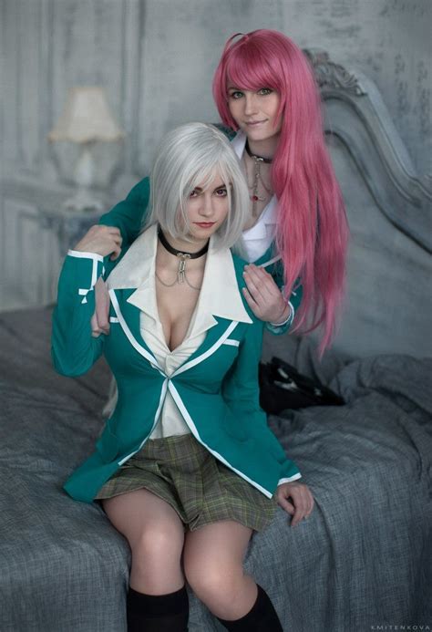 Rosario To Vampire Cosplay By Claire Sea And Ponechka Пикабу