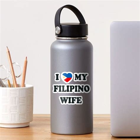 i heart my filipino wife sticker for sale by delosreyes75 redbubble