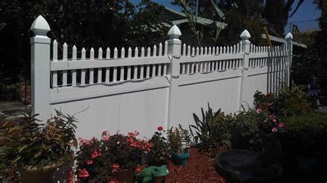 Summit White Vinyl Fence Install Legend Fence Corp