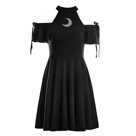 2018 Moon Child Goth Dress Goth Dress Clothes Moon Dress